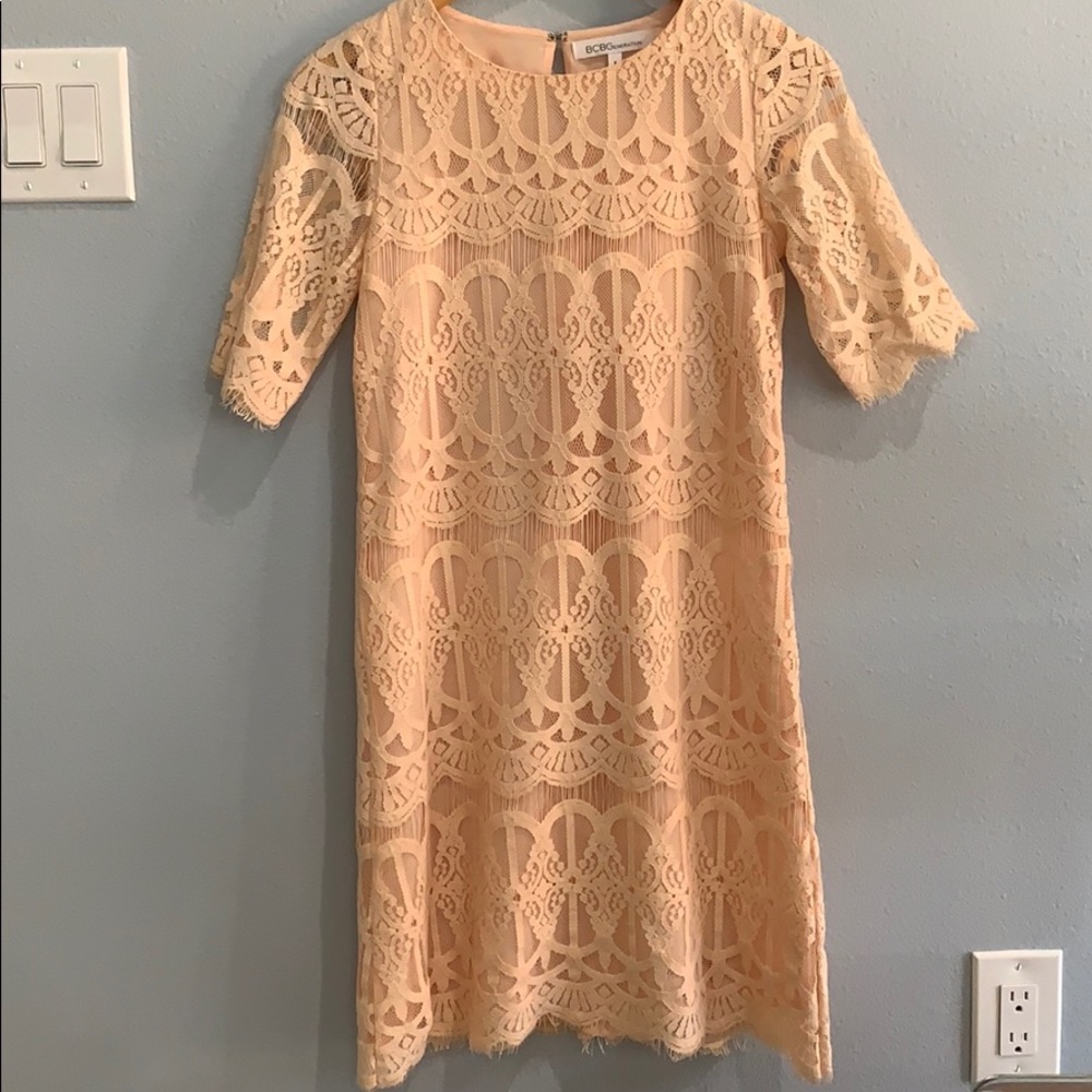 BCBGeneration Lace Shift Dress